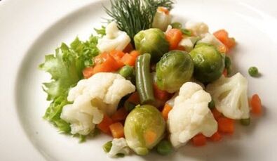 Menu approssimativo per la pancreatite